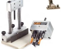 Pièce Pour Perceuse CMT333-4806set Charnières à Percer - Ensemble Complet Avec Coffret, Porte-mandrin, Mandrin, 2 Perceuses à Goujon En 1 Foret-aléseur Salice